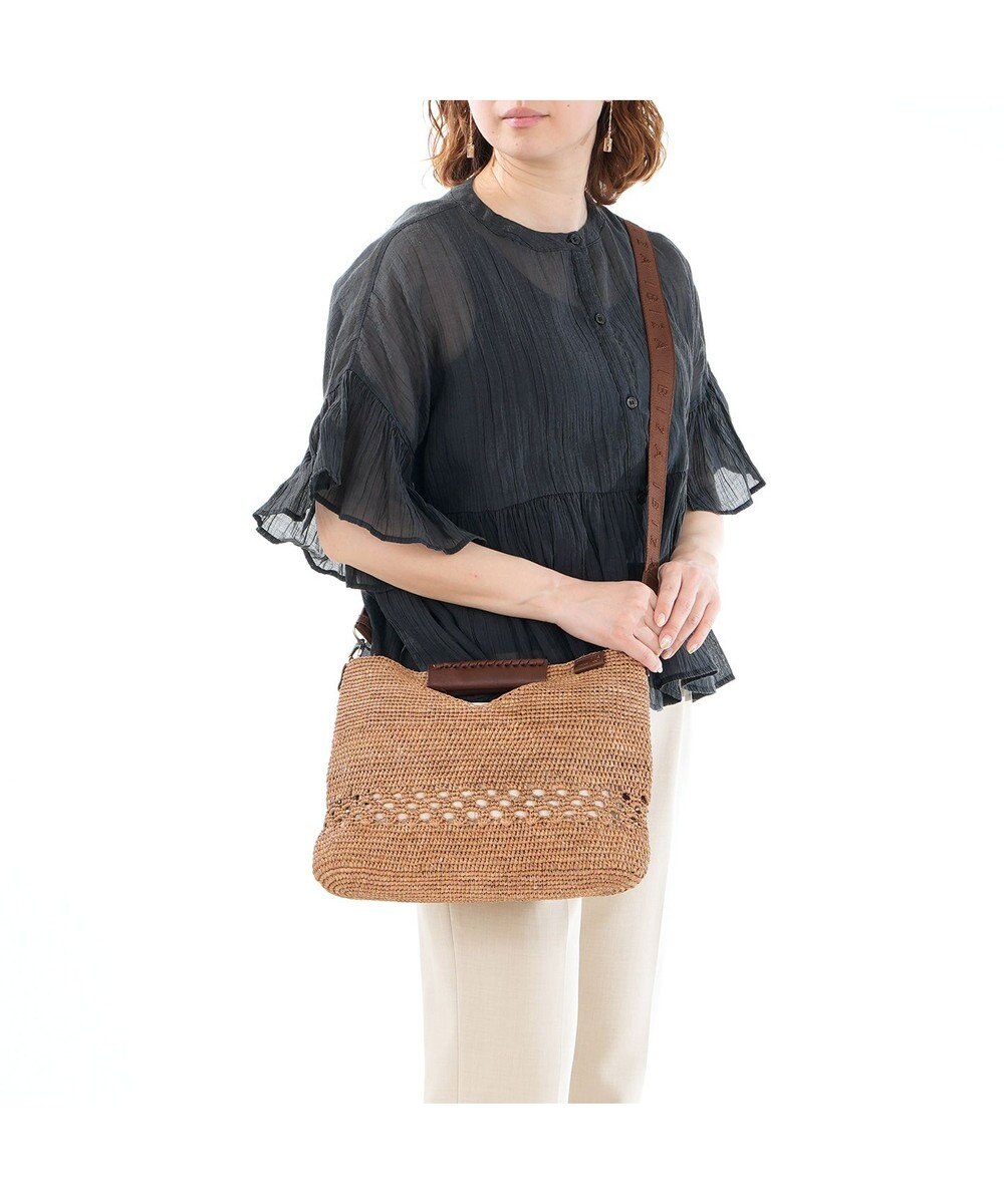 IBIZA ラフィア　2WAYバッグ 