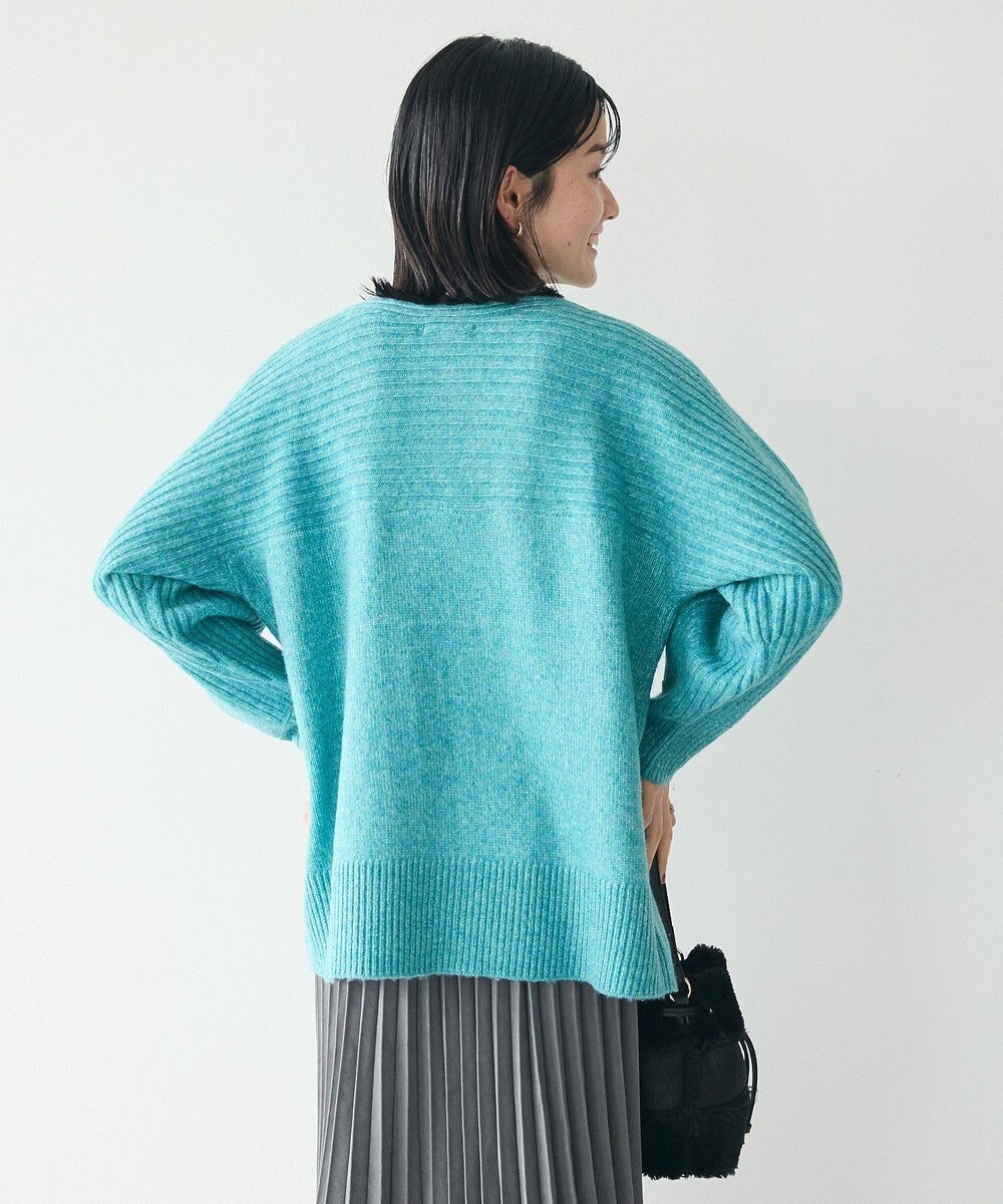 CRAFT STANDARD BOUTIQUE 編み違い斜めスリットニットチュニック 