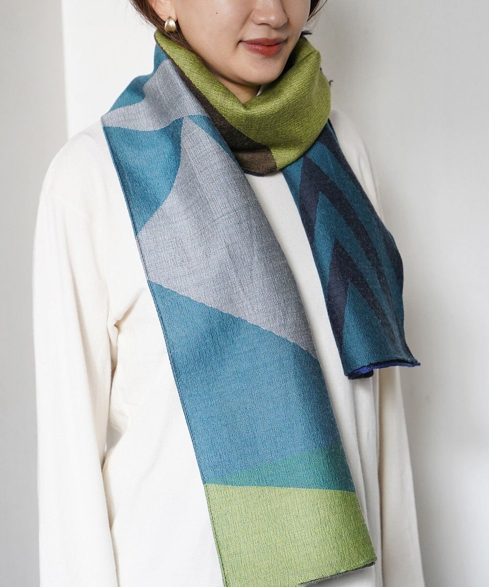 POLS ウールレイヤーストール 