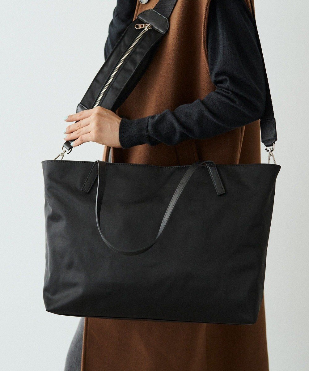 russet 《ファスナーポケット付きショルダーベルト》2wayトートバッグ(SF-266) 