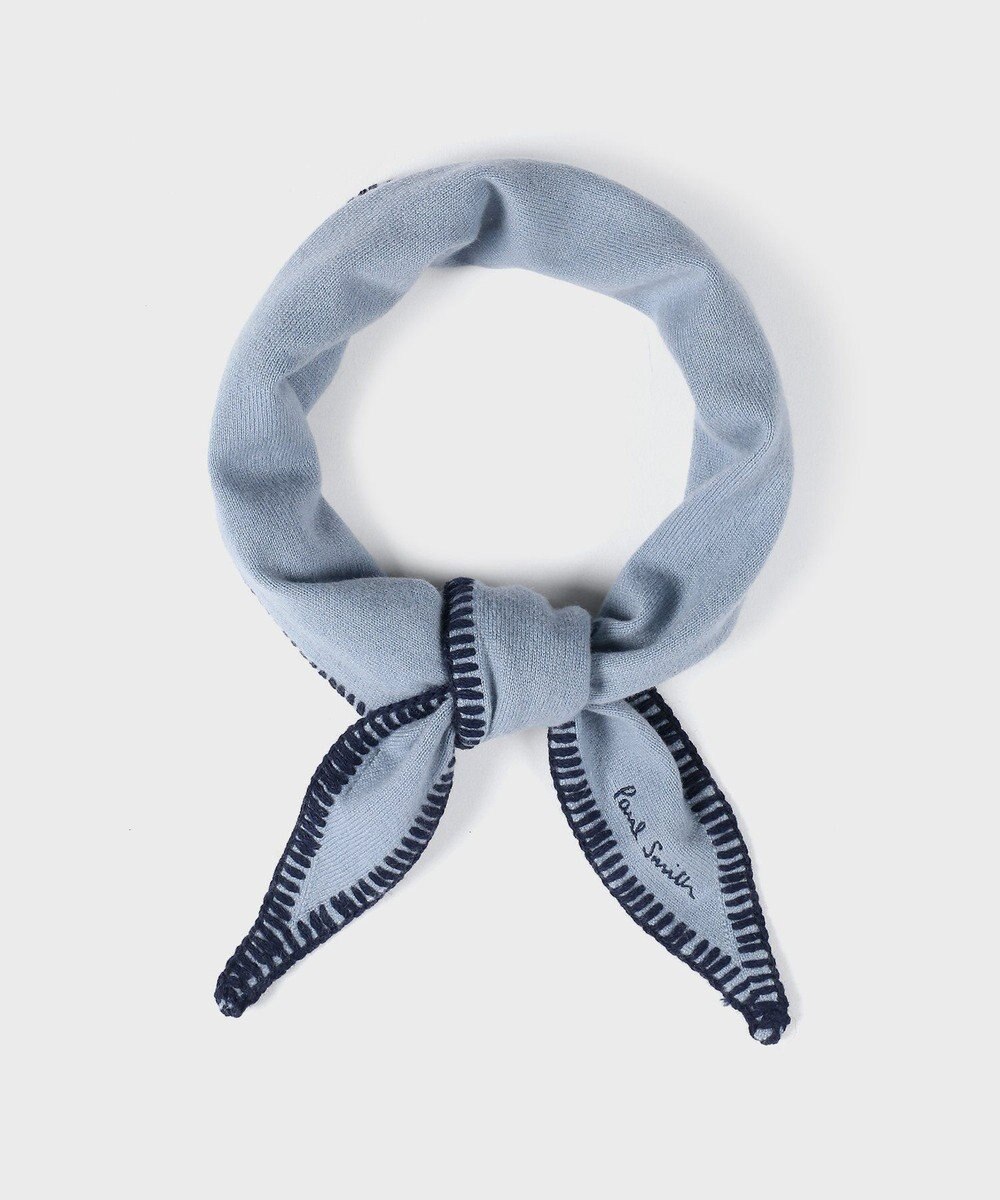 Paul Smith ブランケットステッチ トライアングル スカーフ 