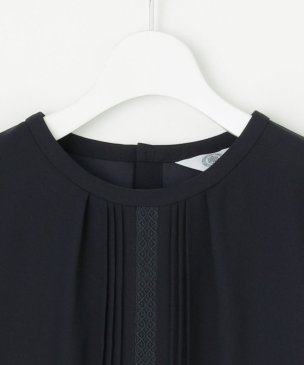 J.PRESS LADIES ヌーディスバックサテン ブラウス 