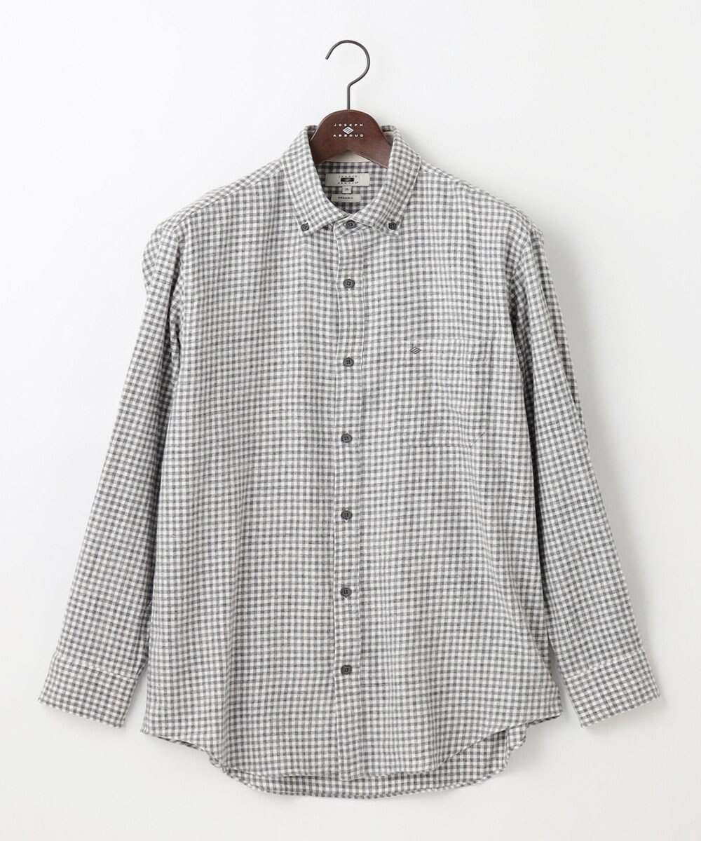 JOSEPH ABBOUD 【キングサイズ・柔らかな肌触り/暖かい】 ラフィーコットンフランネルシャツ 
