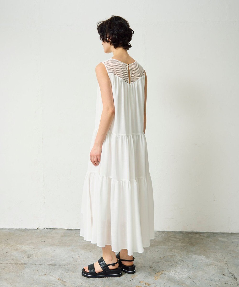 GRACE CONTINENTAL シアードレープマキシ 