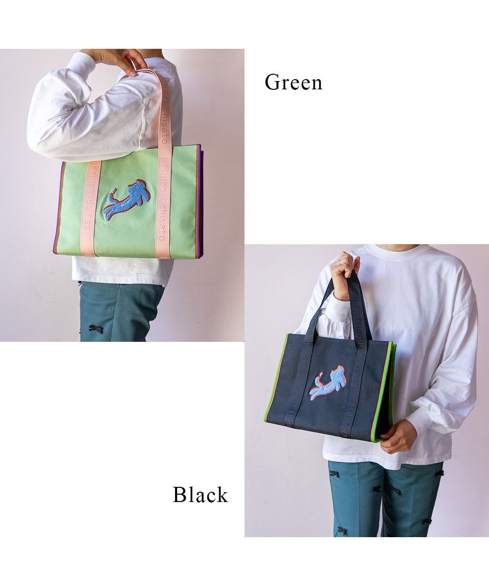 tsumori chisato CARRY キラネコ ハンドバッグ 手提げ 