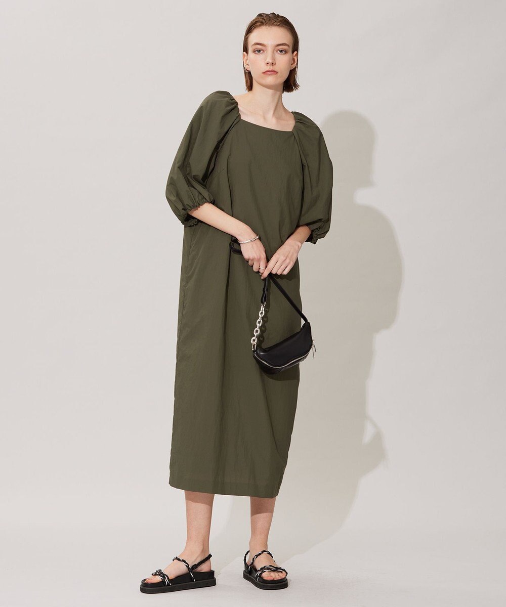 ICB 【洗える】 プルーフナイロンタフタ ワンピース 