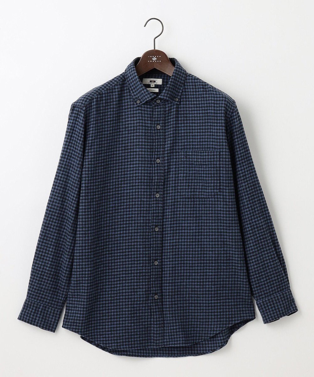 JOSEPH ABBOUD 【キングサイズ・柔らかな肌触り/暖かい】 ラフィーコットンフランネルシャツ 