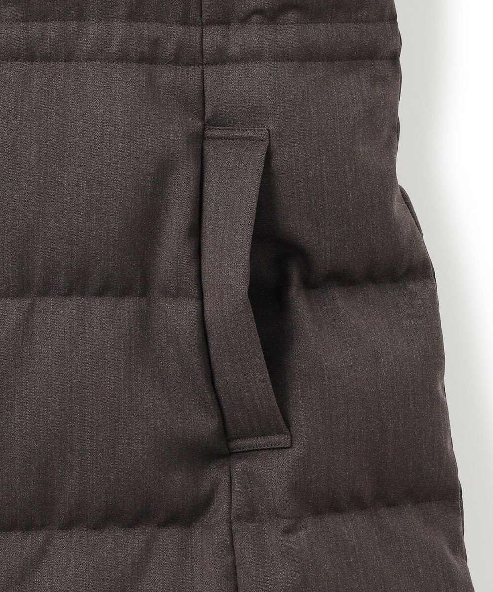 23区 S 【撥水加工】ブライトウール ロングダウンコート 