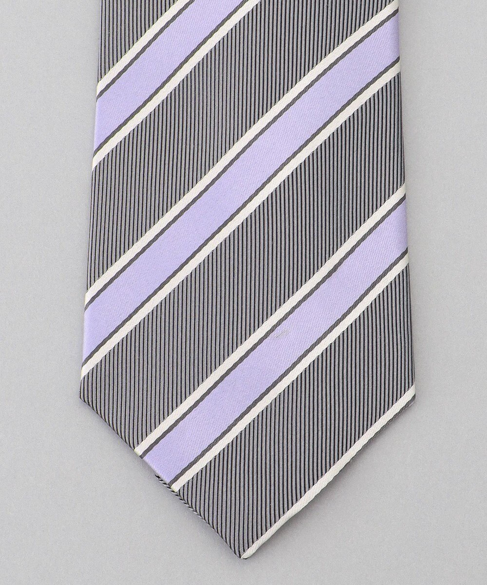 GOTAIRIKU  GOTAIRIKU別注【日本製】シルク ネクタイ_レジメンタル柄 