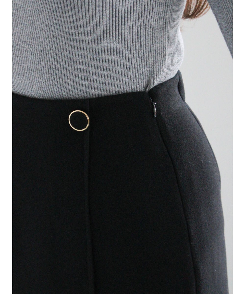 Te chichi メルトンジャージートラペーズスカート 