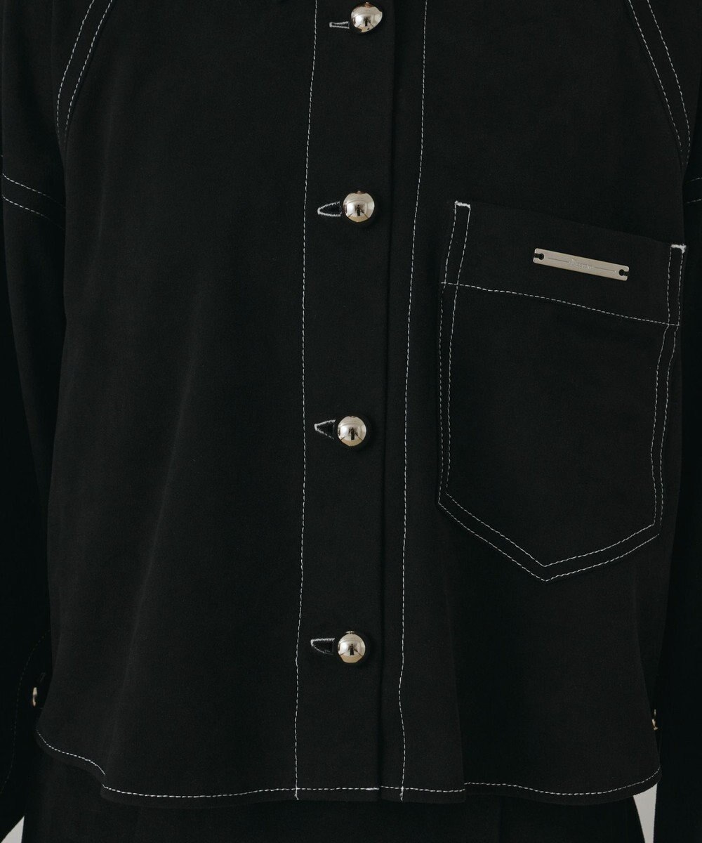 GRACE CONTINENTAL フェイクスウェードブラウス 