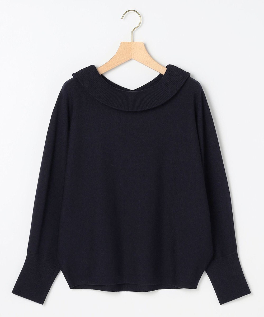 組曲 S 【加藤ローサさん着用 / 前後着用可】スムースストレッチロールネック ニット 