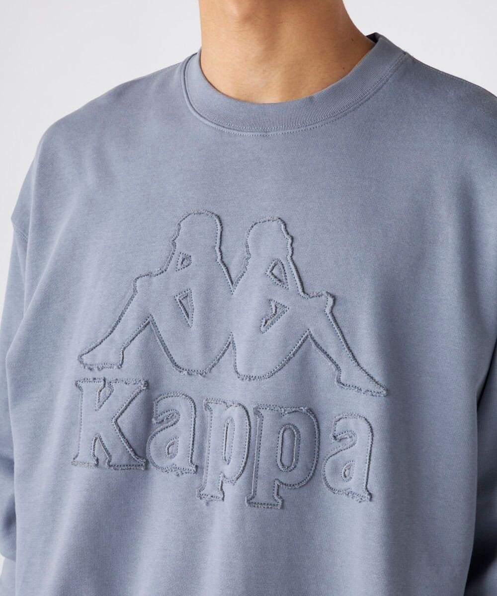 OP／FILA 【Kappa】オーバーサイズ ヘビーウェイトクルースウェット 
