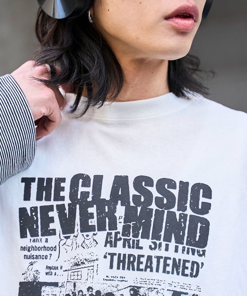 WEGO フェイクレイヤードグラフィックT（LS） 