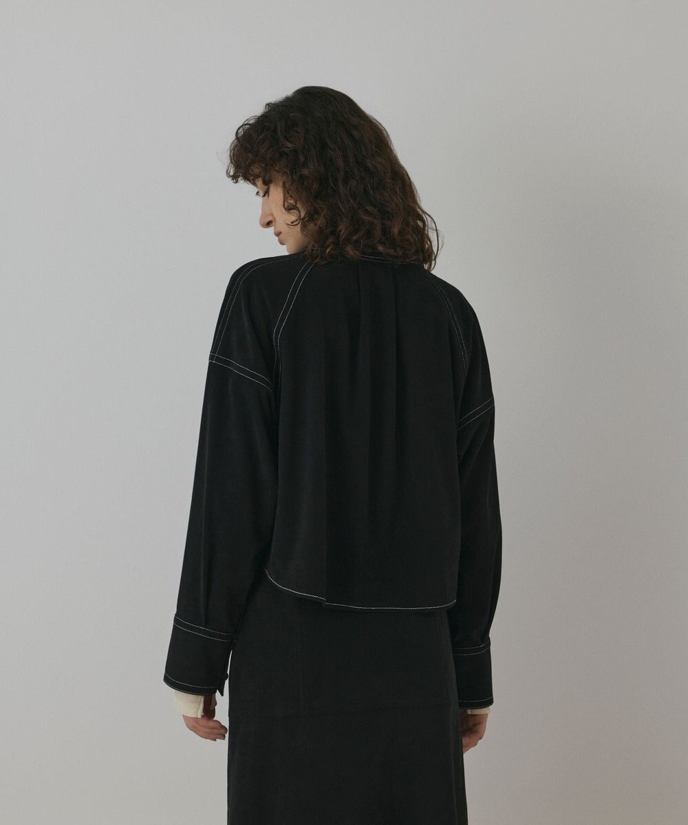 GRACE CONTINENTAL フェイクスウェードブラウス 