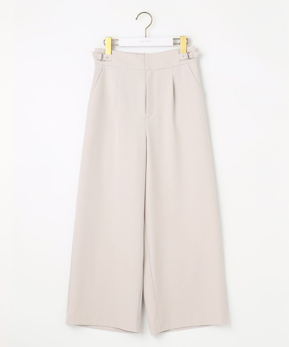 ANY SIS 【洗える】ベルトポイントワイド パンツ 