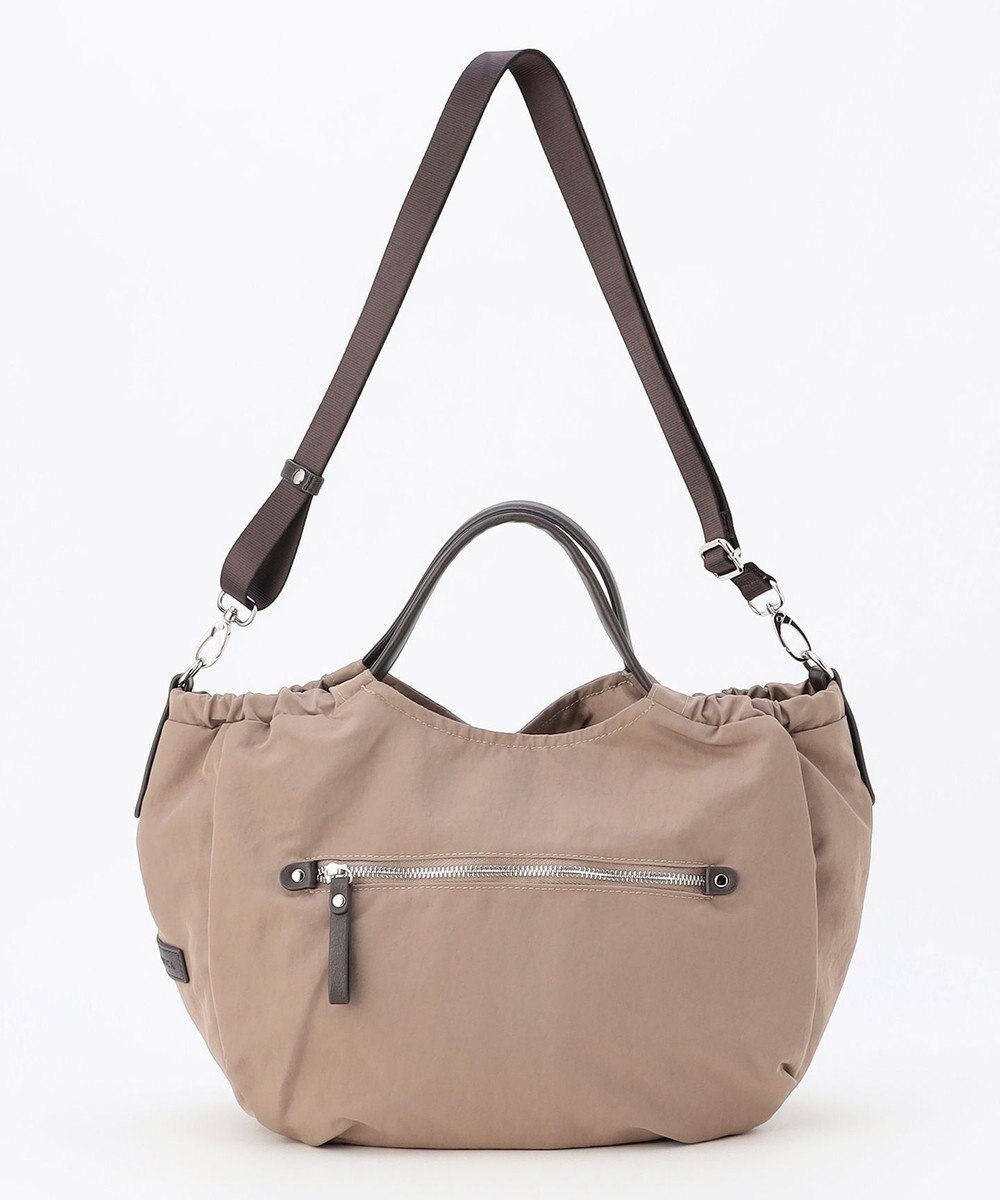 LA BAGAGERIE 【MONICA】サイドギャザー2WAYトートバッグ Mサイズ 