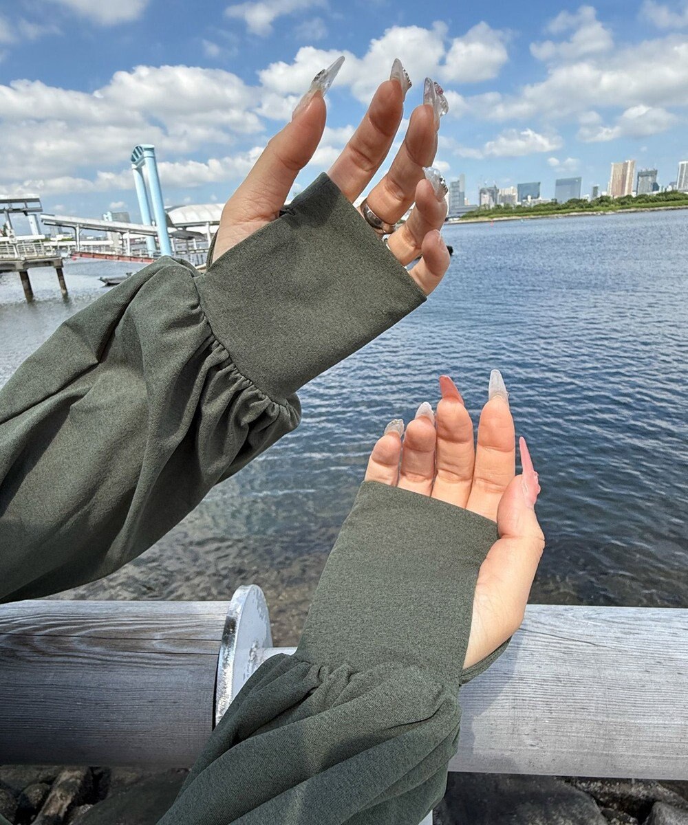 WEGO 【UVカット/吸水速乾/水陸両用/ラッシュガード】ハーフジップアノラックパーカー 