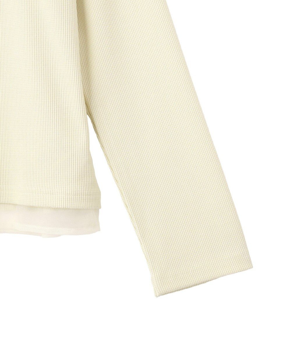 earth music&ecology レイヤード風テレコプルオーバー 