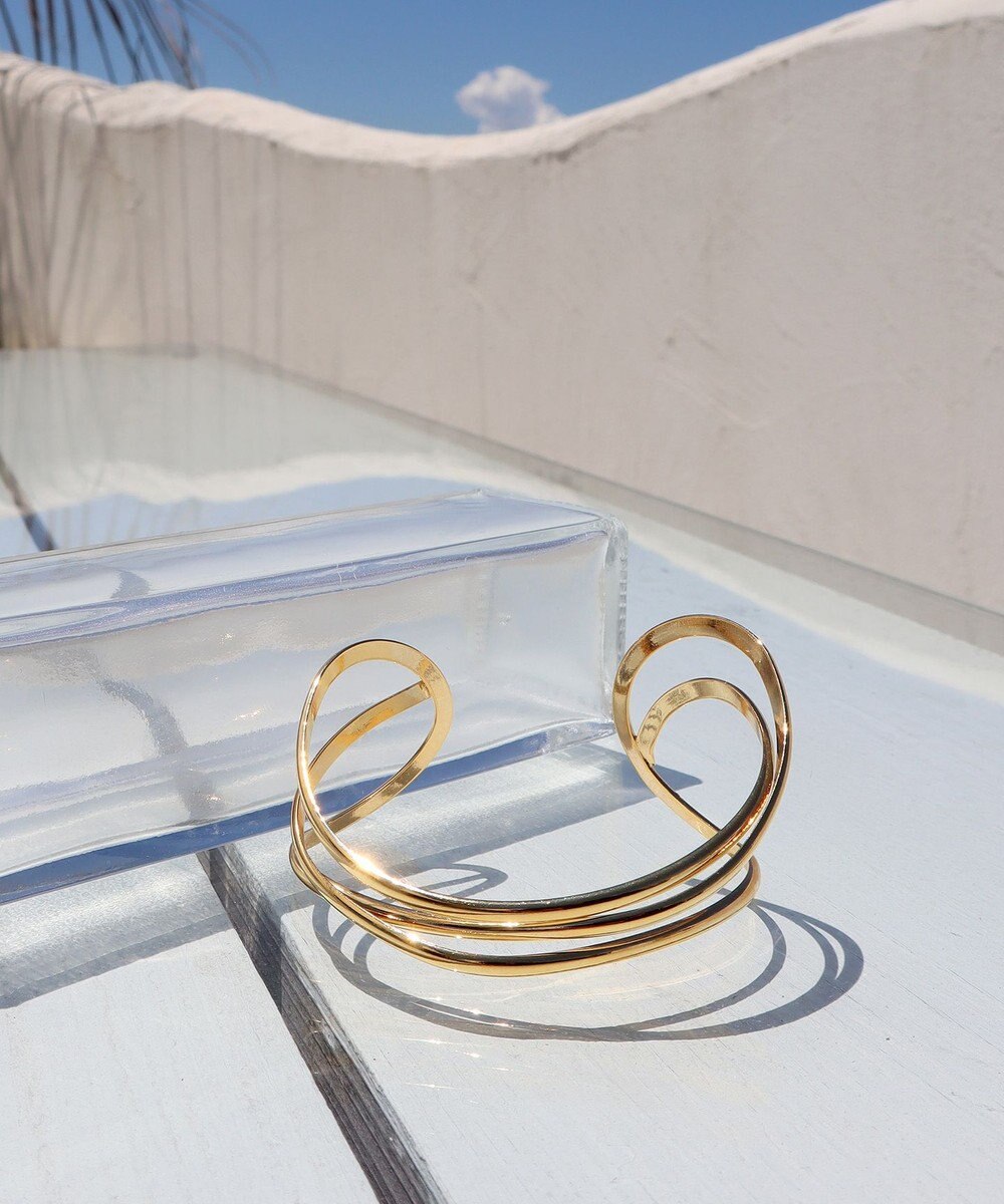 Tiaclasse ワイドクロスバングル 