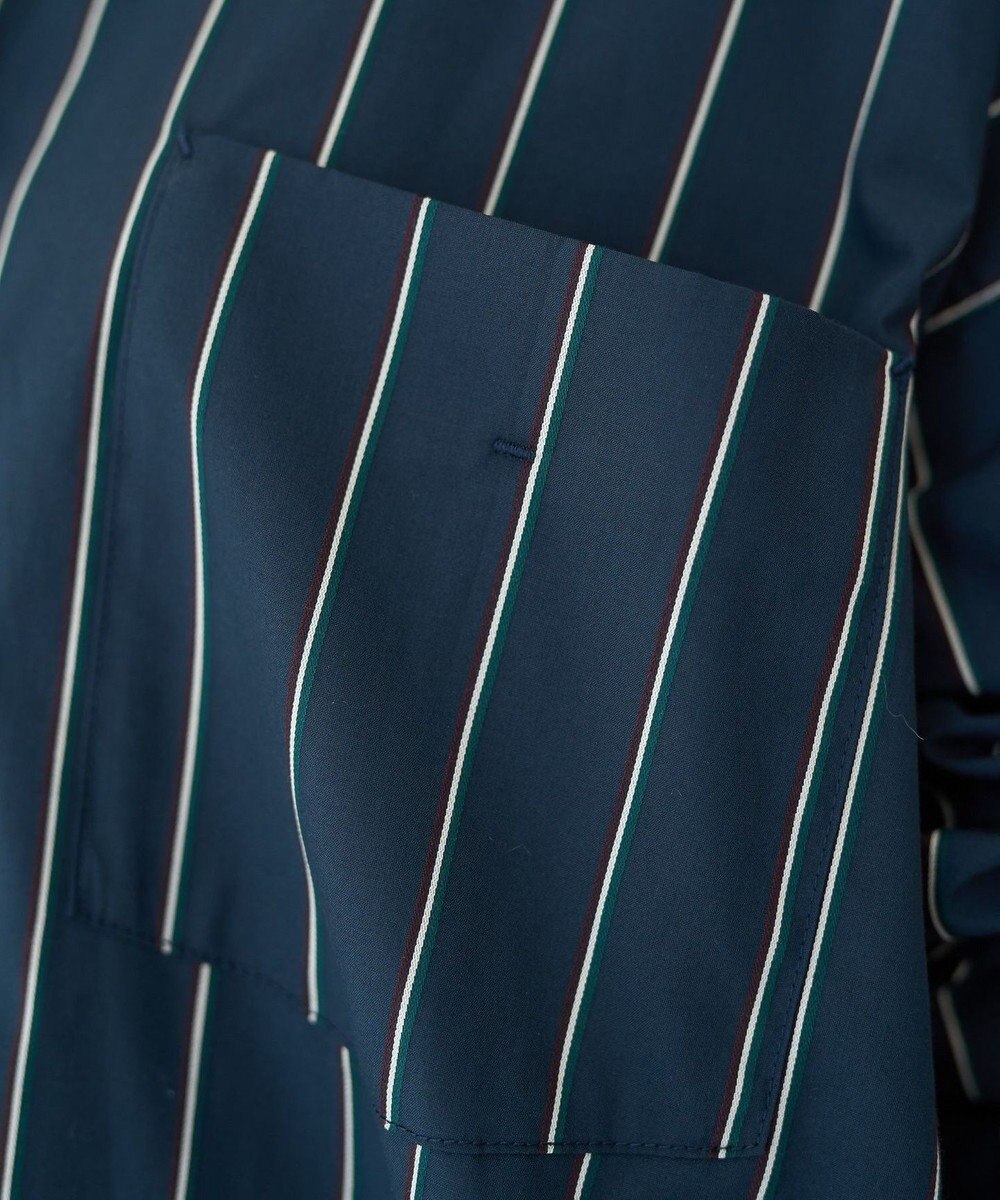 AMERICAN HOLIC ドビーストライプロングシャツ 