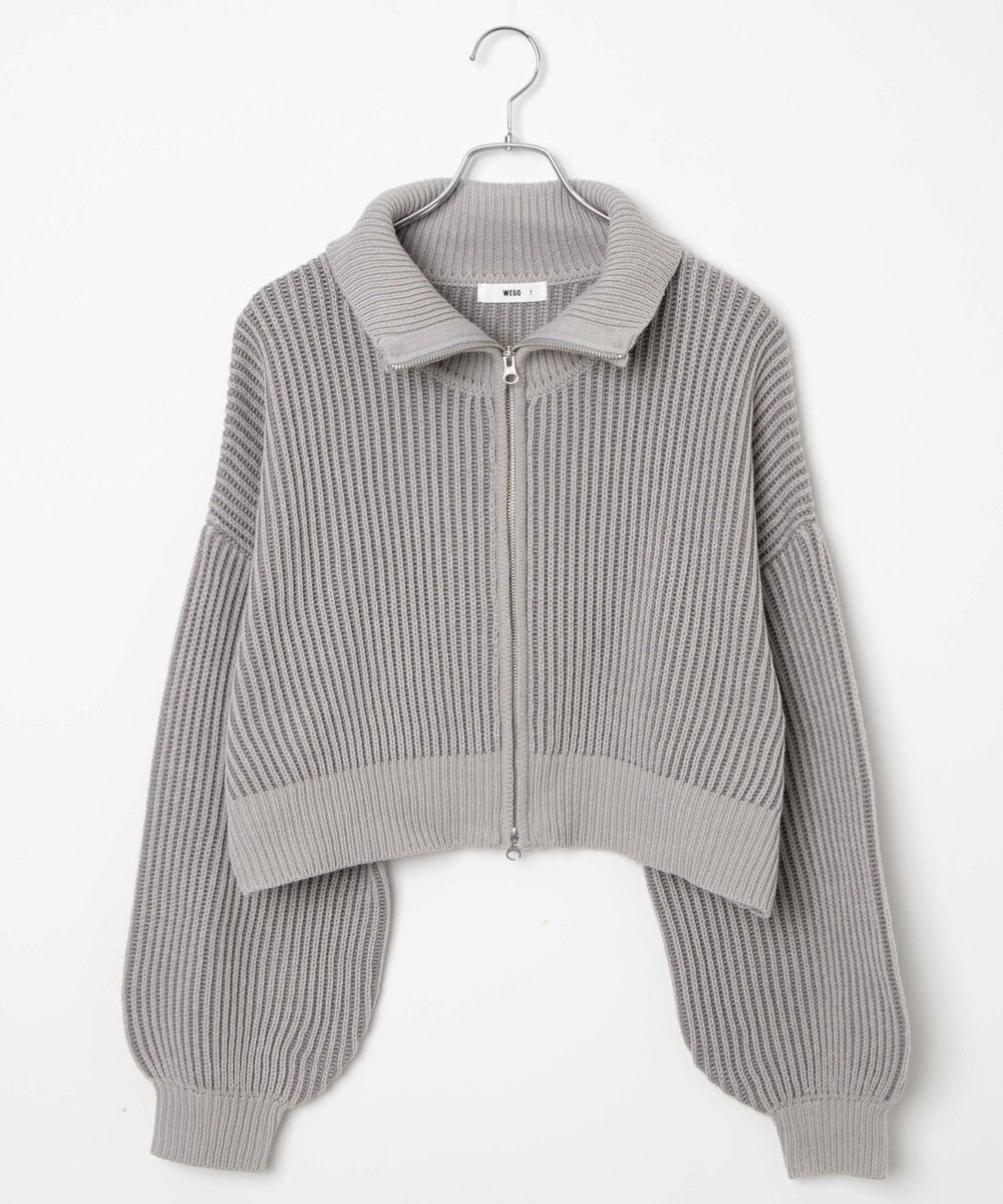 WEGO ダブルジップショートカーデ 
