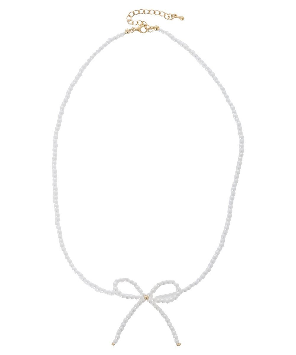 Green Parks ・ＨＡＬＦ　ＴＩＭＥ　パールリボンネックレス 