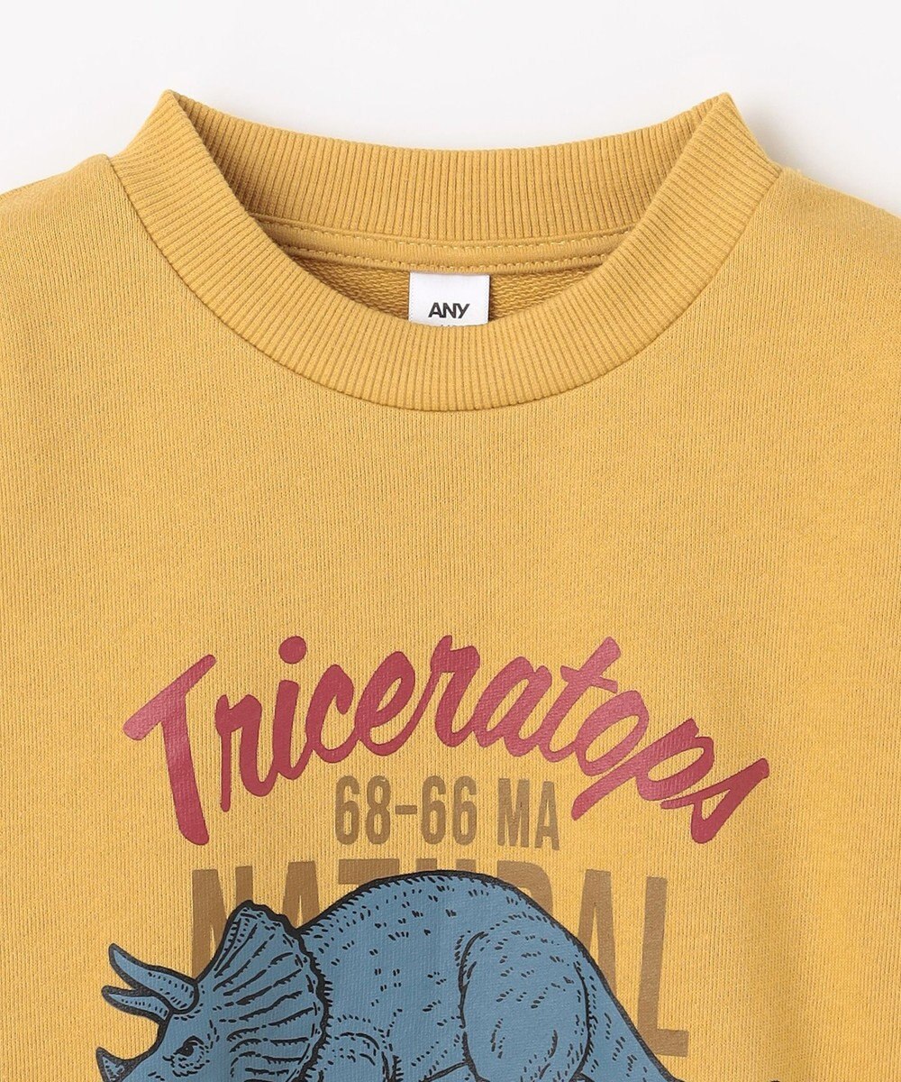 ANY KIDS 恐竜プリント 裏毛トレーナー 