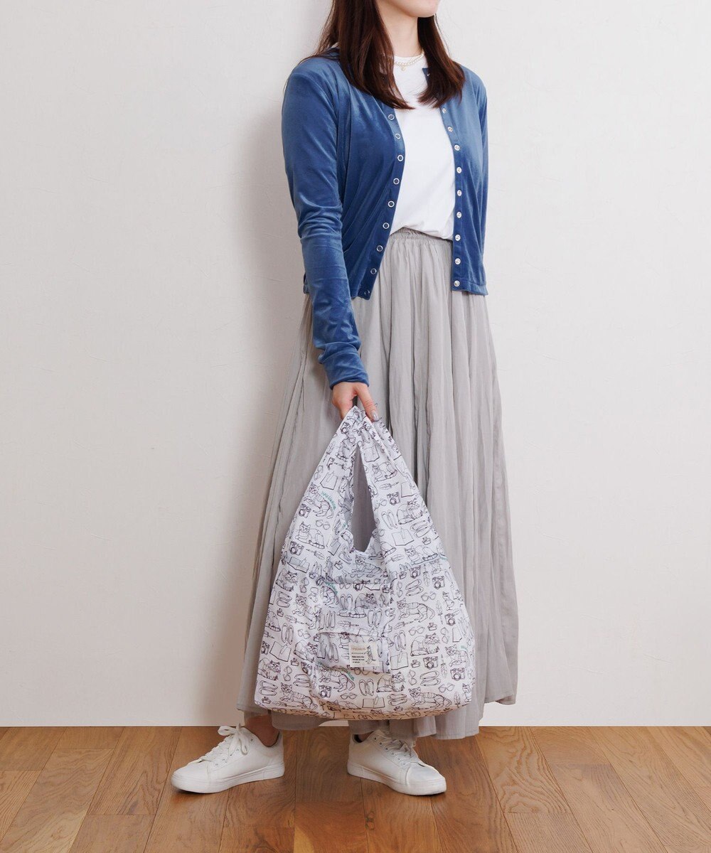 ACE BAGS & LUGGAGE 【折り畳み】 HAyU × ace. マルシェバッグ エコバッグ 猫柄 23L 17871 