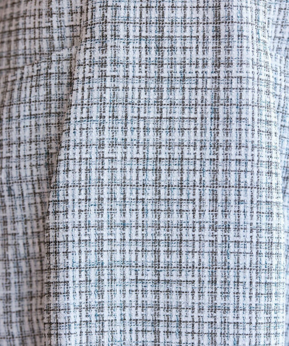 Tiaclasse 【洗える】大人華やかなツイードワンピース 