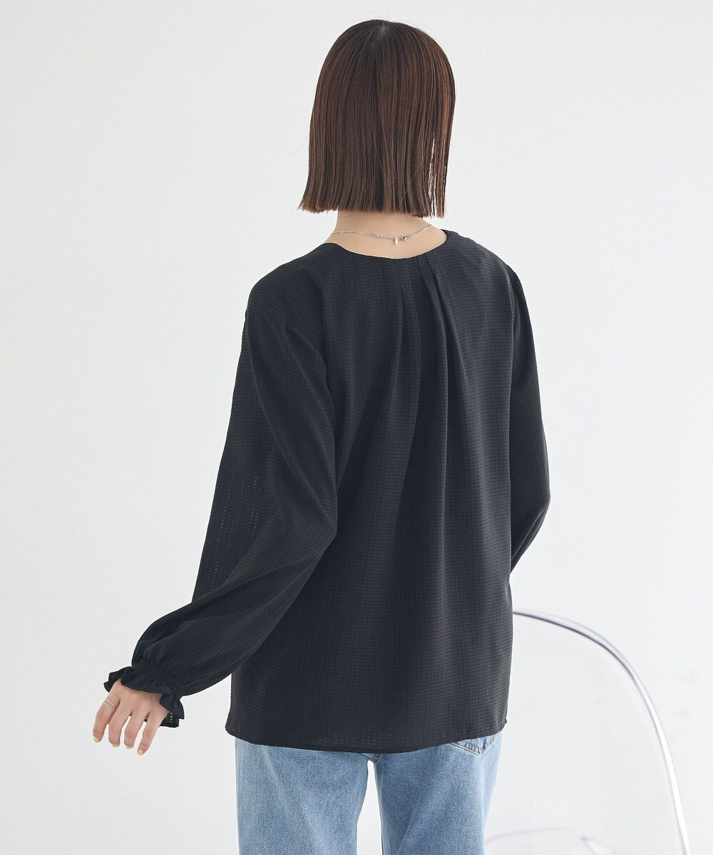 earth music&ecology フロントツイストブラウス 