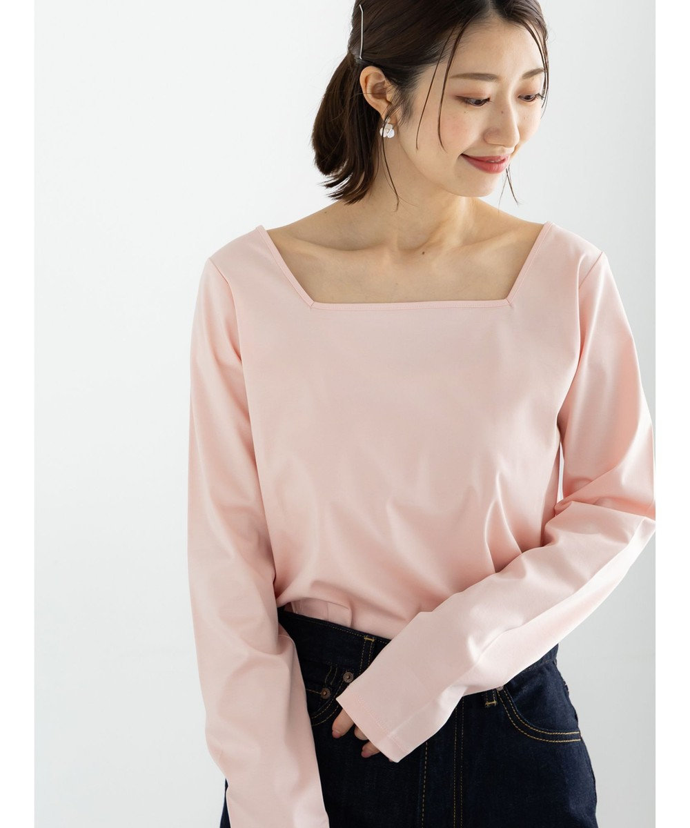 Te chichi 前後2WAYネックデザインロンT《2026 spring catalog item》 