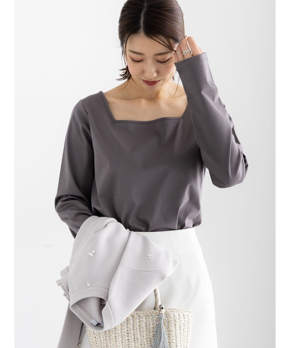 Te chichi 前後2WAYネックデザインロンT《2026 spring catalog item》 