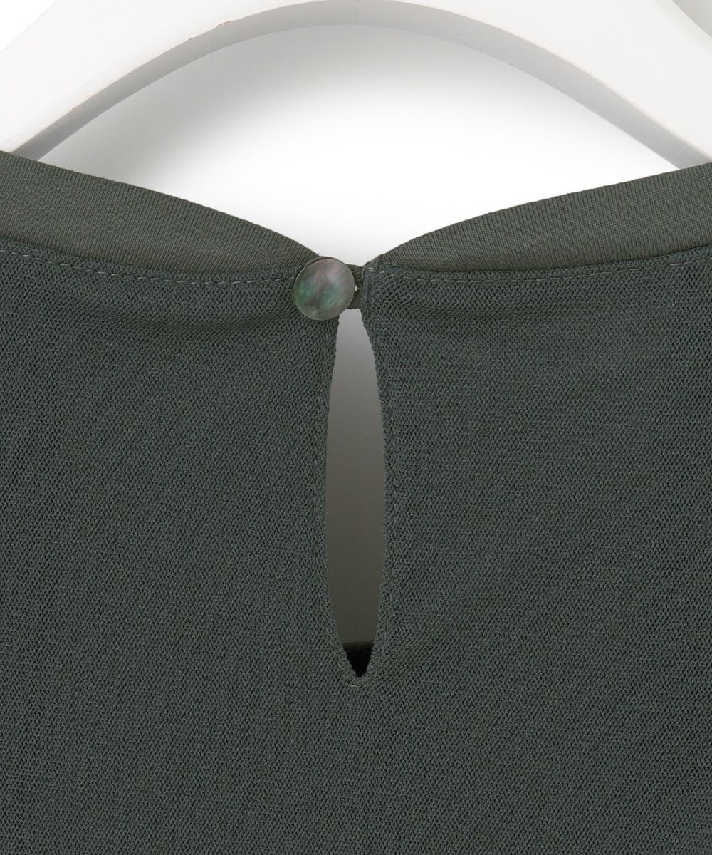 23区 【洗える】チュールコンビジャージー シアー カットソー 