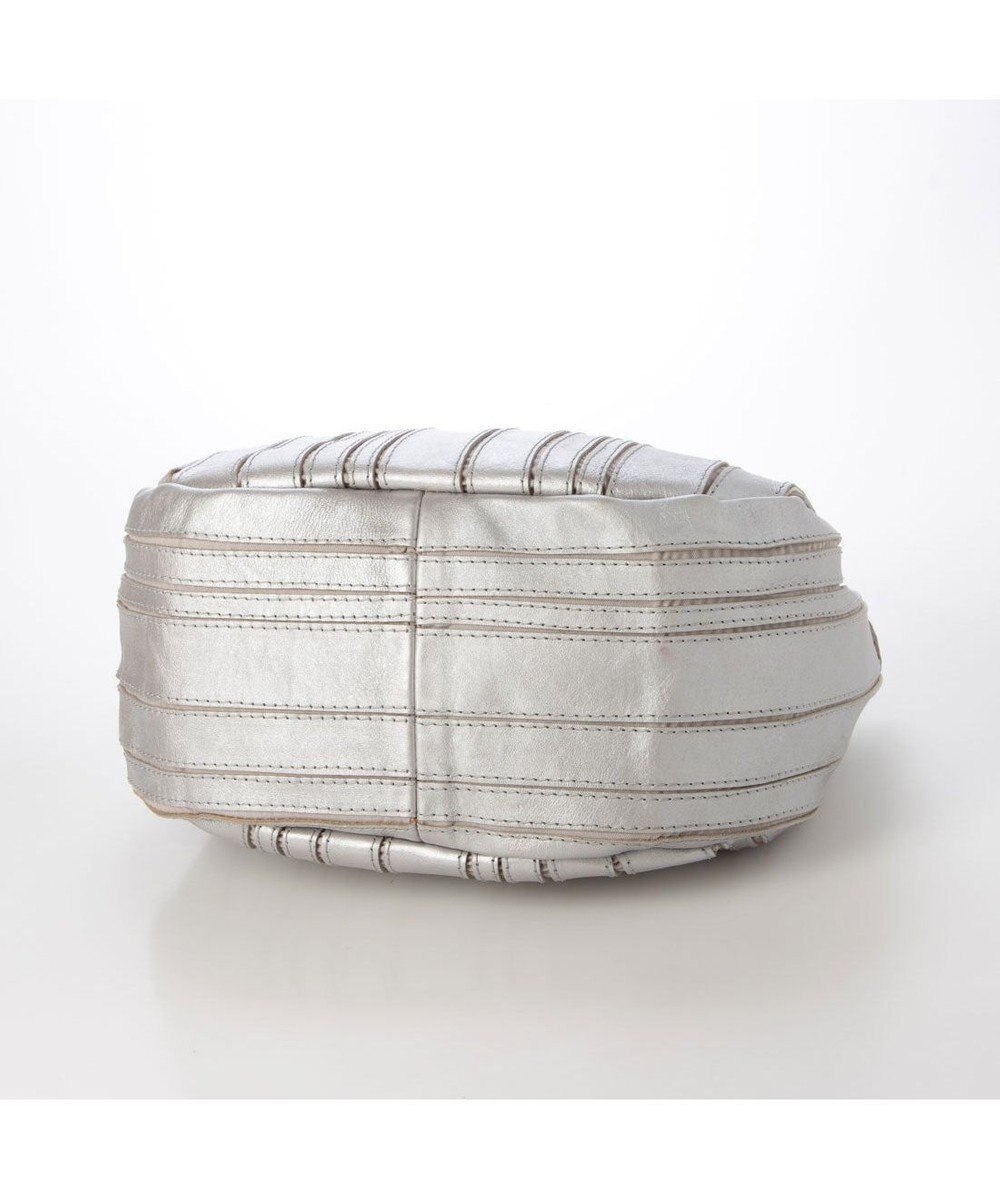 UNBILLION ピークスピーク PEAKS PEAK / ソフトレザーマルチストライプラウンド2wayバッグ 