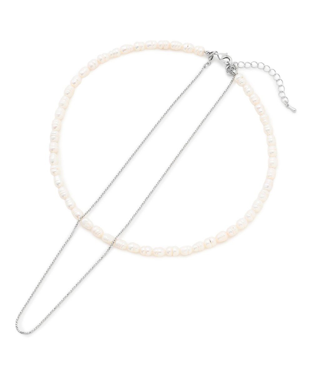 UNFILO パール・チェーンネックレス 