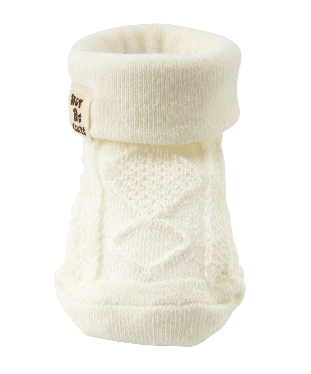 MIKI HOUSE HOT BISCUITS 【9-11cm】 ベビーソックス　アーガイル柄 