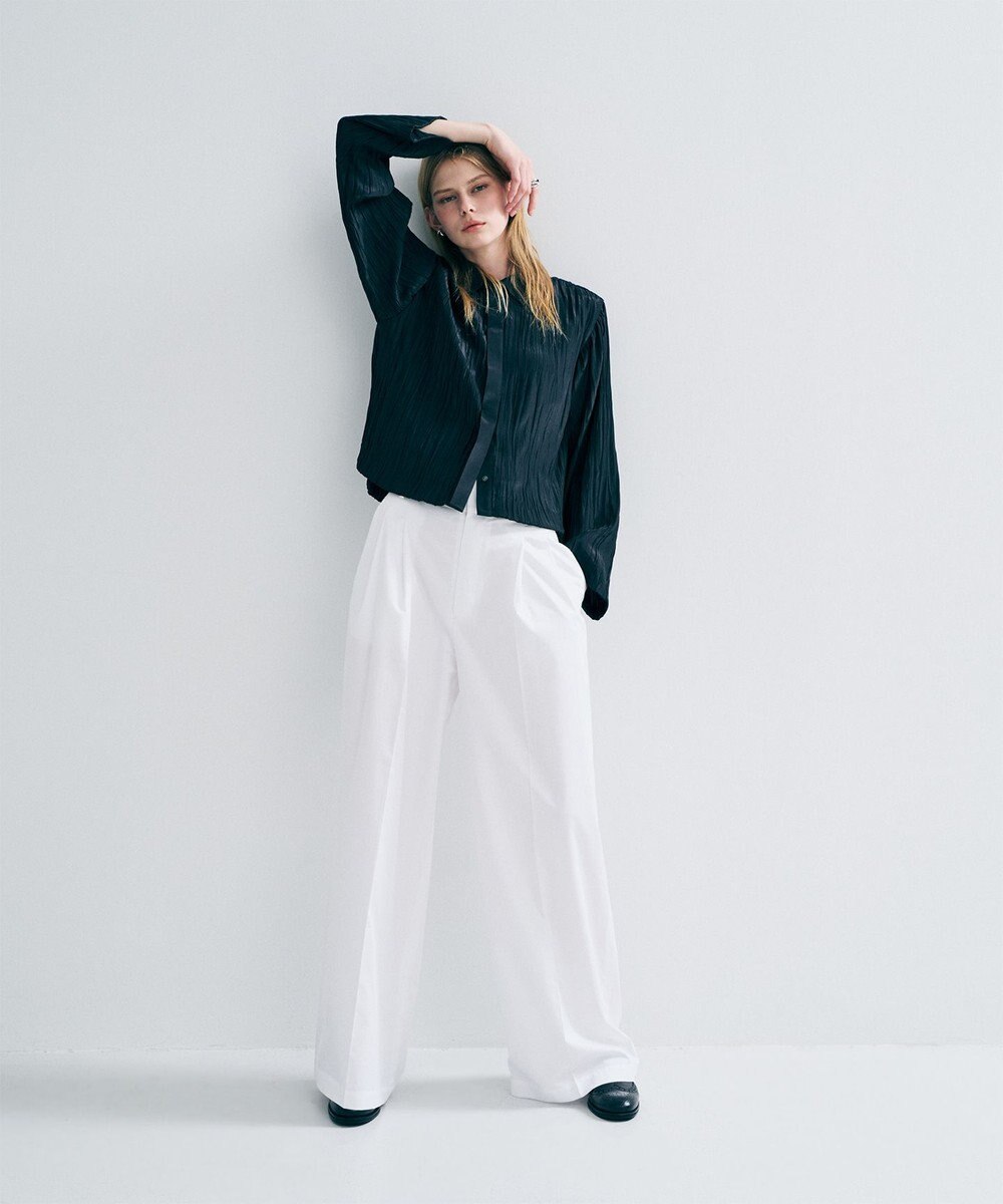 uncrave マシーンプリーツ シャツ 