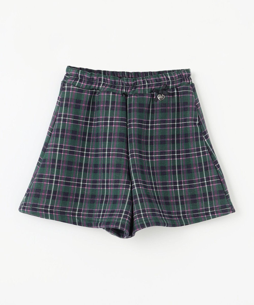 ANY KIDS 裏シャギーチェックショートパンツ 