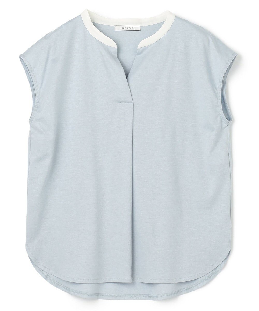 BEIGE， 【WEB限定】AUBIN / バイカラートップス 