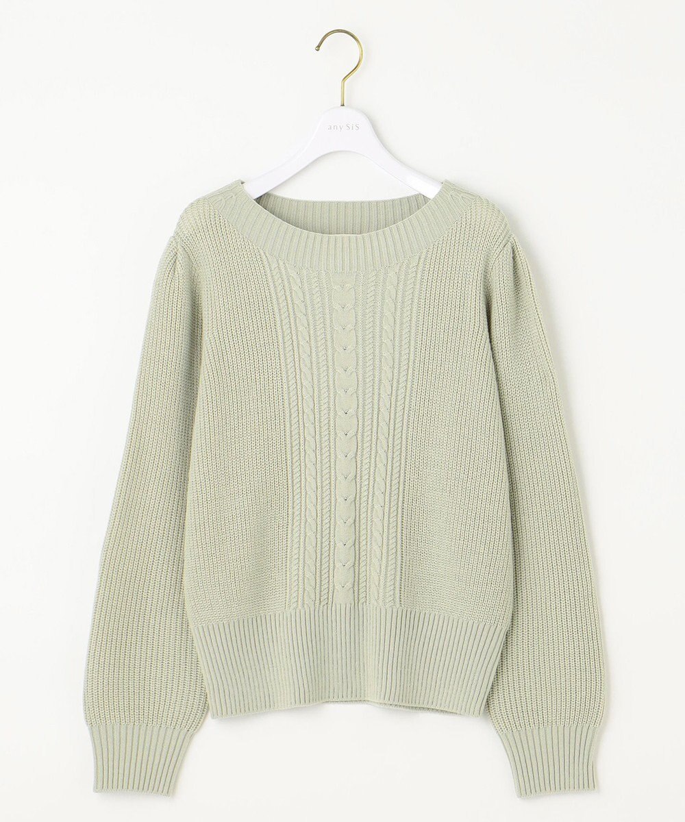 ANY SIS L 【セットアップ対応】スフレショート丈 プルオーバー 
