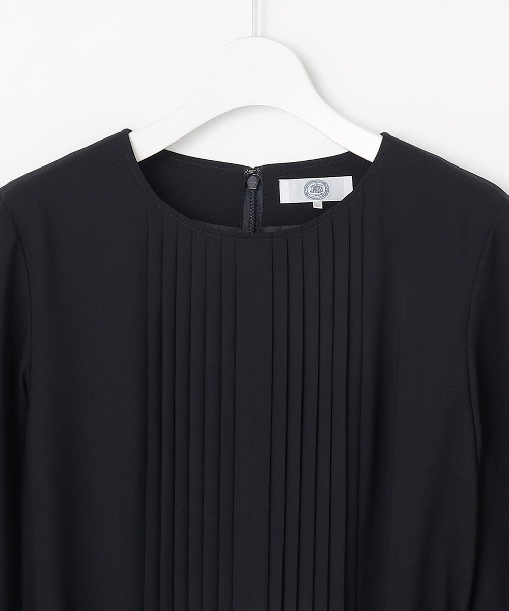 J.PRESS LADIES ノルディス2wayジョーゼット フロントプリーツ ワンピース 