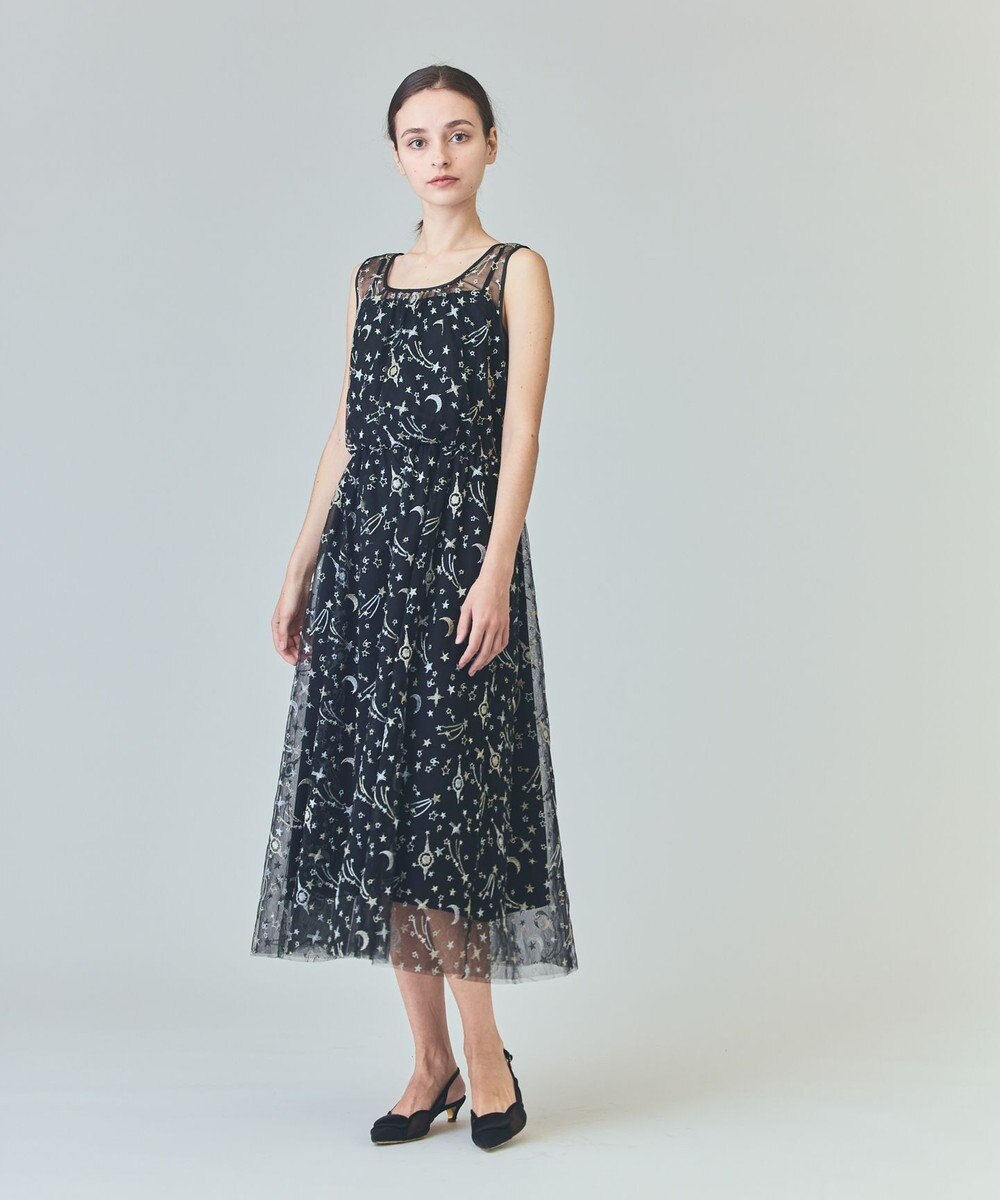 GRACE CONTINENTAL スペースembチュールドレス 