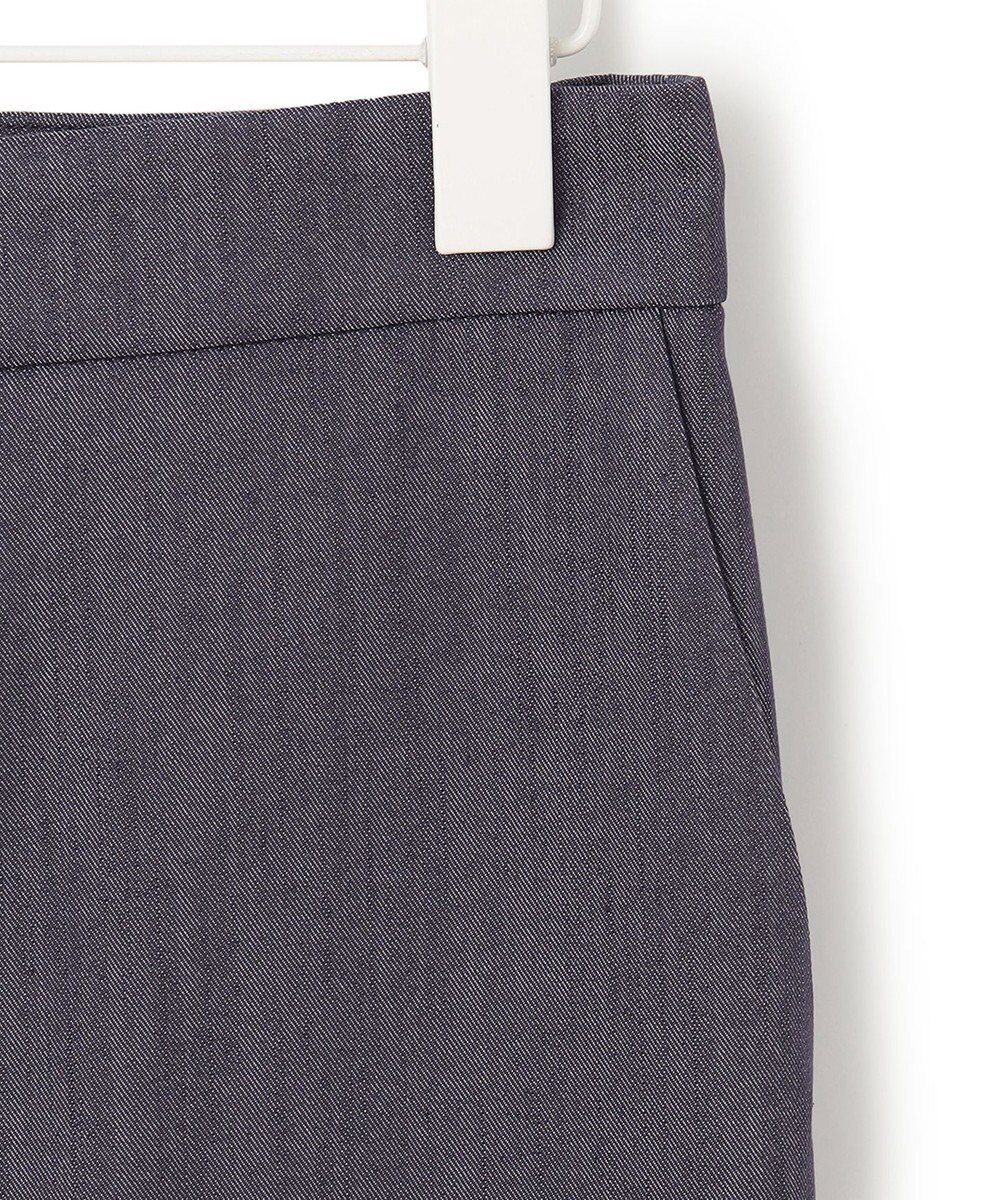 ICB L 【洗える】リアクティブソフトデニム　セミフレアパンツ 