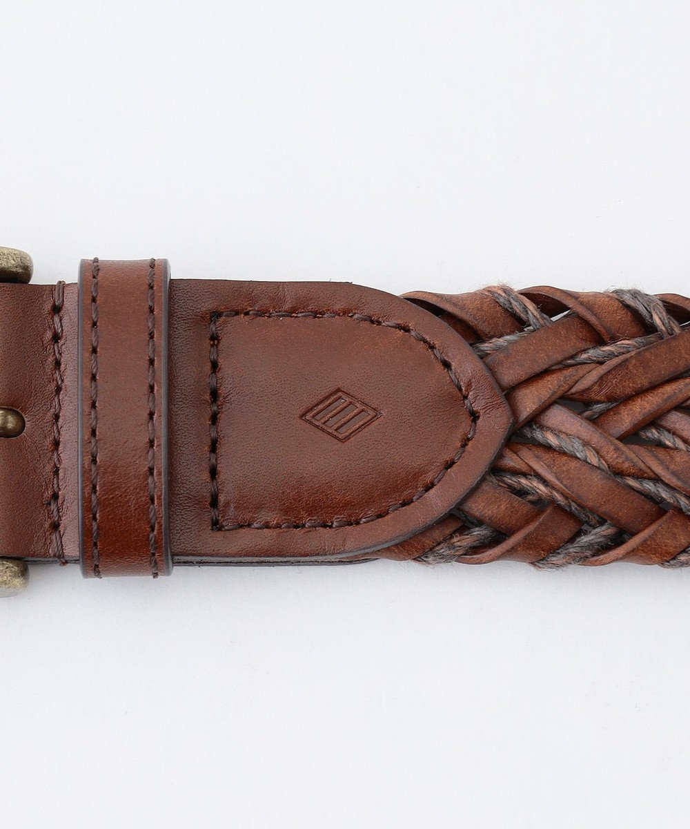 JOSEPH ABBOUD 【イタリア素材/日本製】ヴィンテージライクブレイドレザー ベルト 