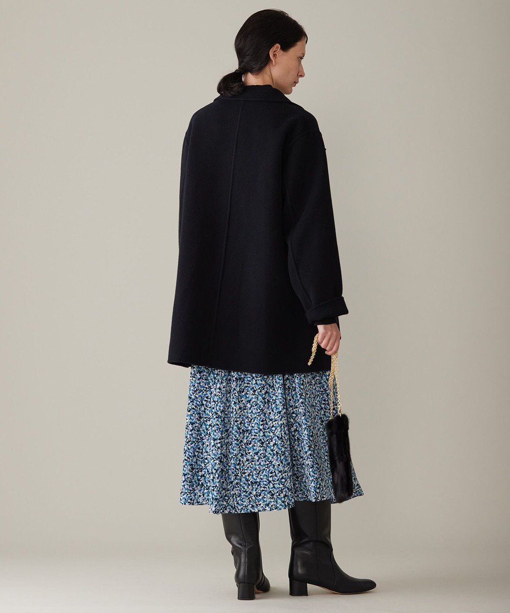 自由区 ウールリバーショート コート 