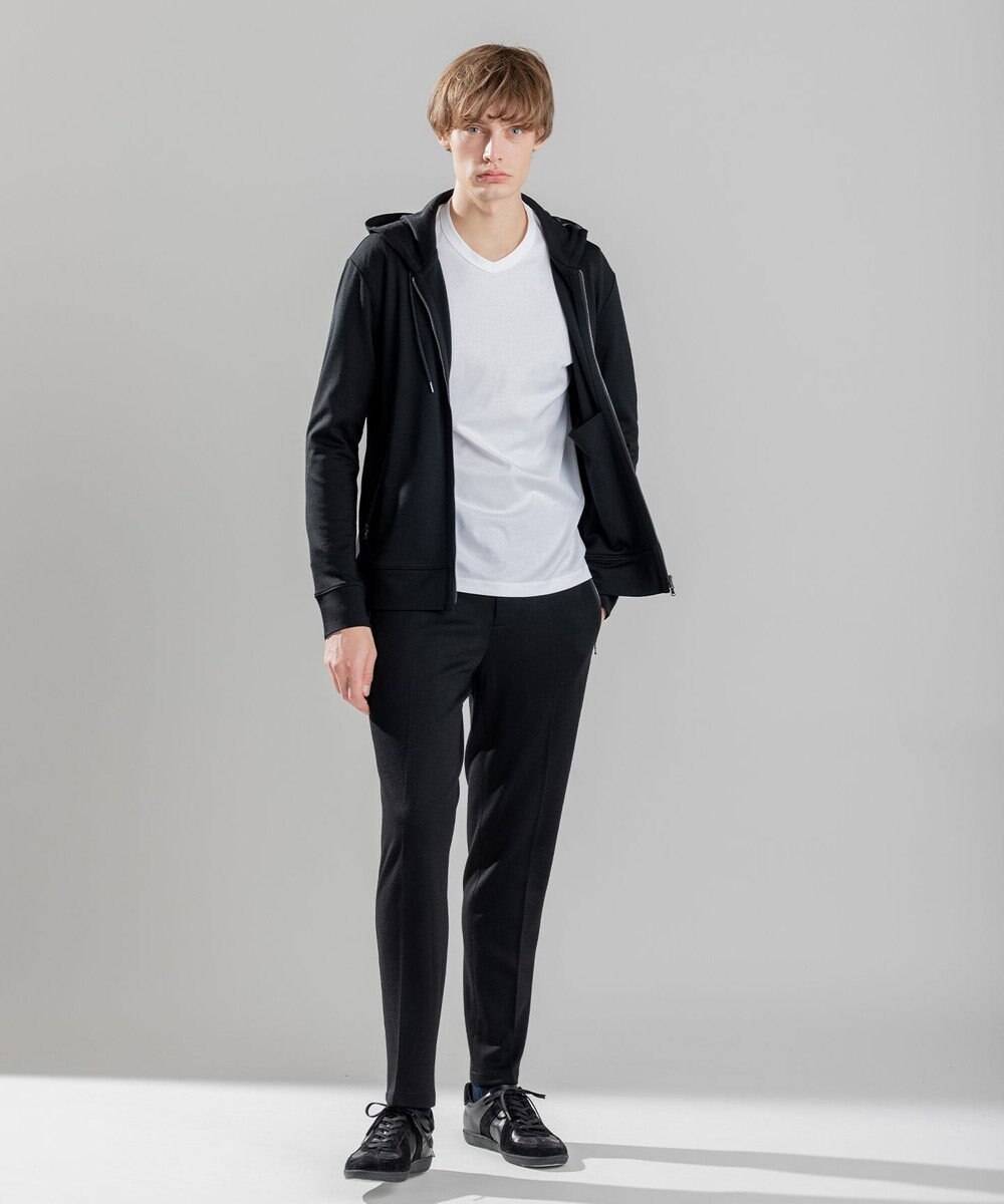 JOSEPH HOMME FINE WOOL PONTI HOODIE 