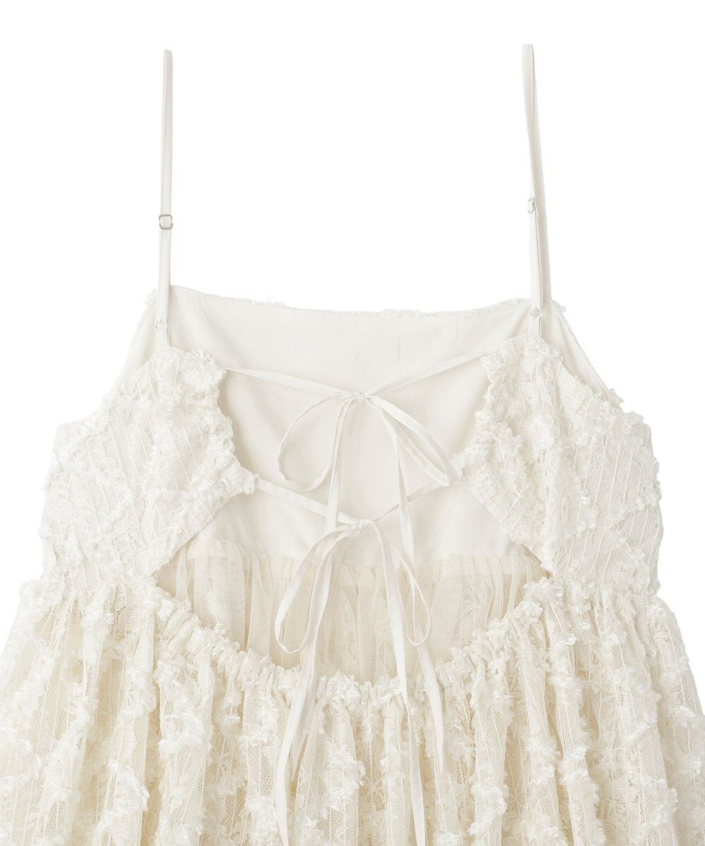 earth music&ecology 【予約】フリンジレースキャミビスチェ 