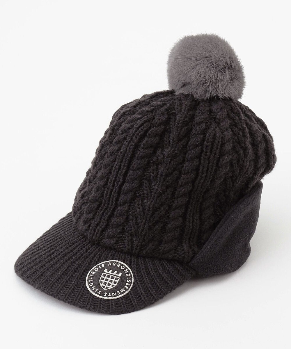 23区GOLF 【WOMEN】つば付きニットキャップ 