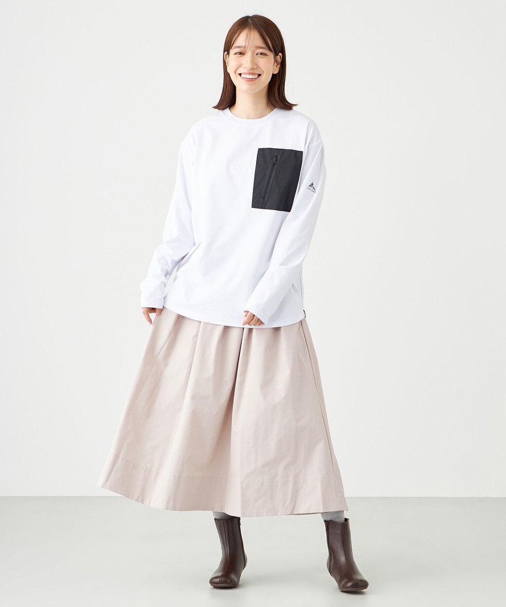 SHARE PARK LADIES 【UVカット・吸水速乾・ストレッチ・軽量 】ＺＩＰポケットＴシャツ（S・Mサイズ） 